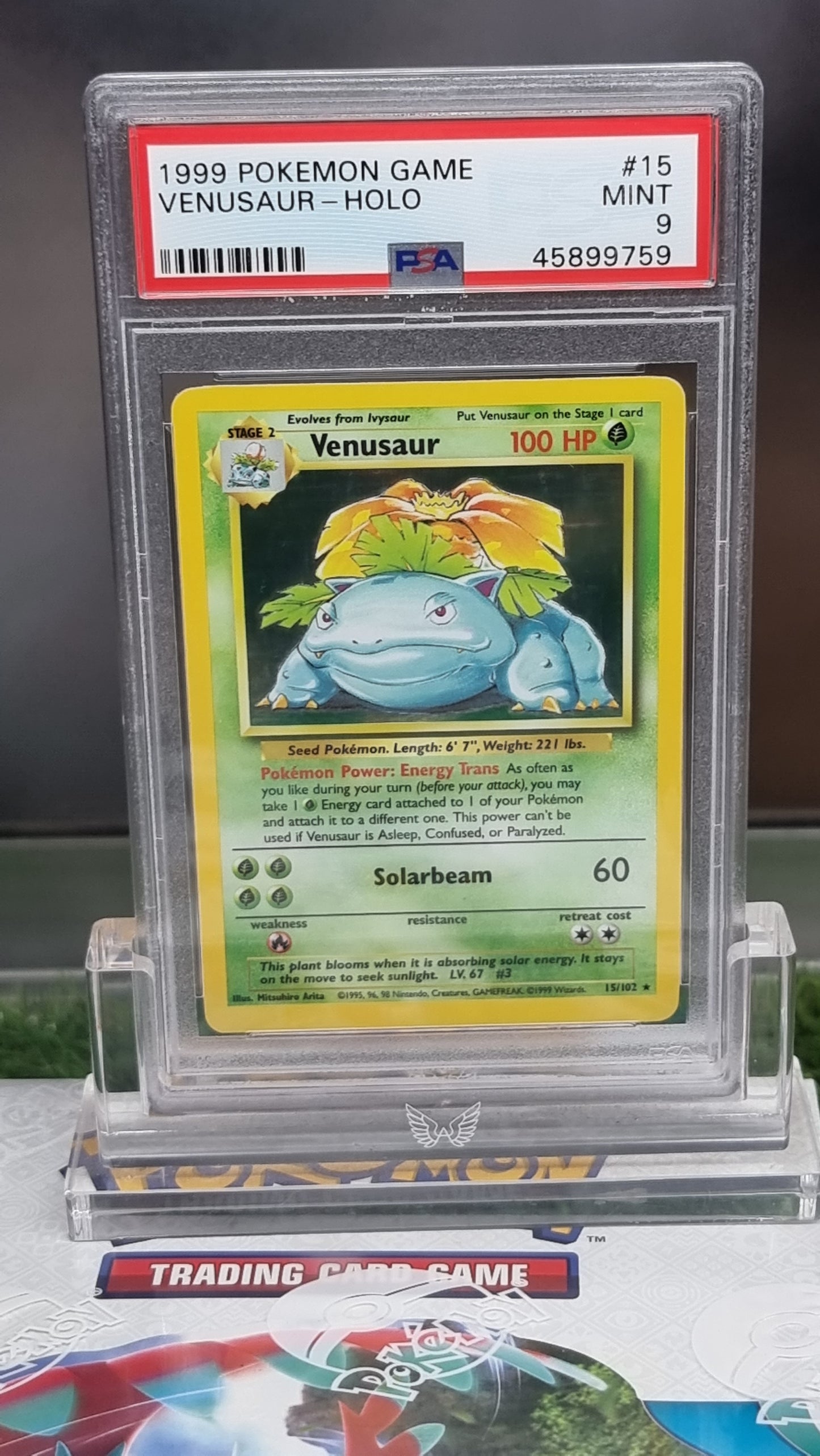 Venusaur 25/102 Holo PSA 9