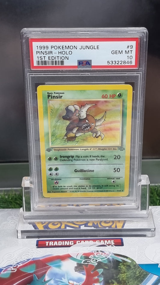 Pinsar 9/64 Holo 1st Edition PSA 10