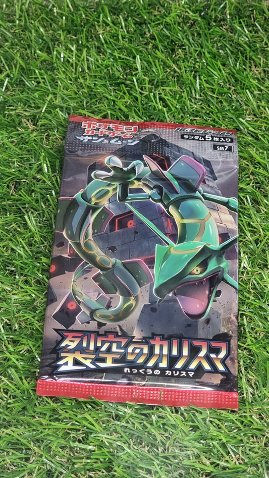 Rayquaza Sky Splitting Charisma Single Booster Pack