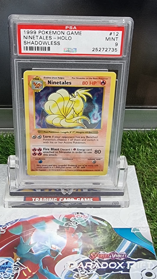 Ninetales Shadowless Holo 12/102 PSA 9