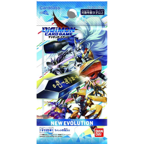 Digimon Card Game – New Evolution BT-01 Booster Pack